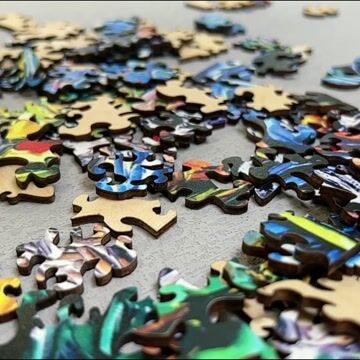 Owl's Eye Wooden Jigsaw Puzzle