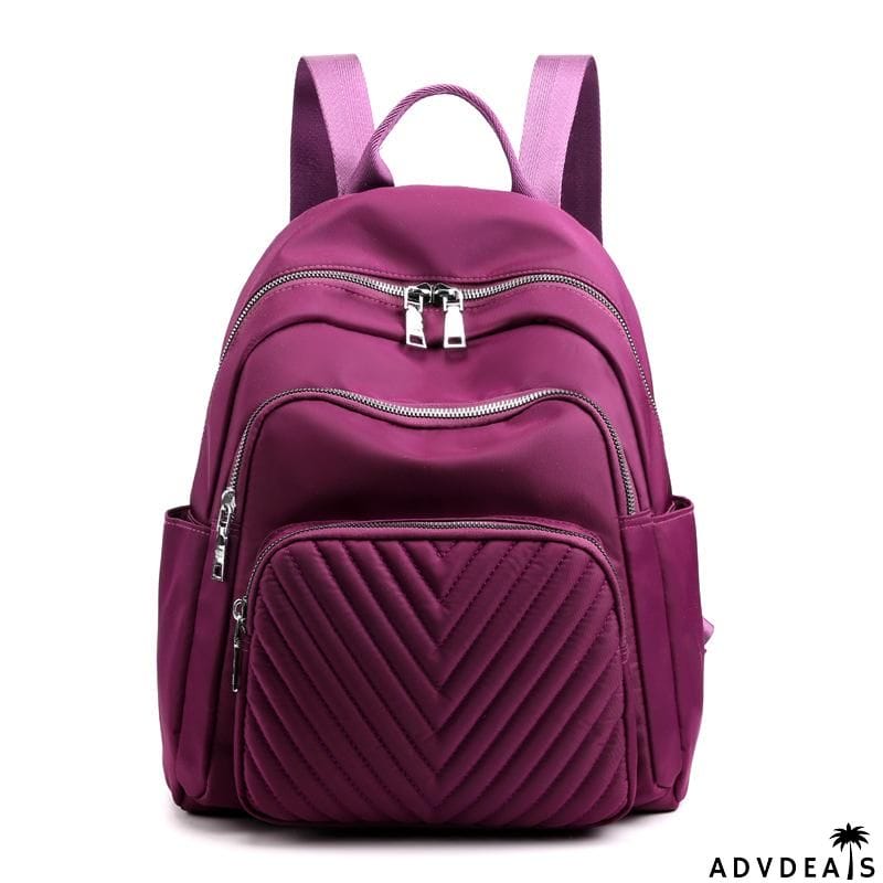 Great Simple Design Single Flat Top Handle All-Around Zip Fastening Backpack