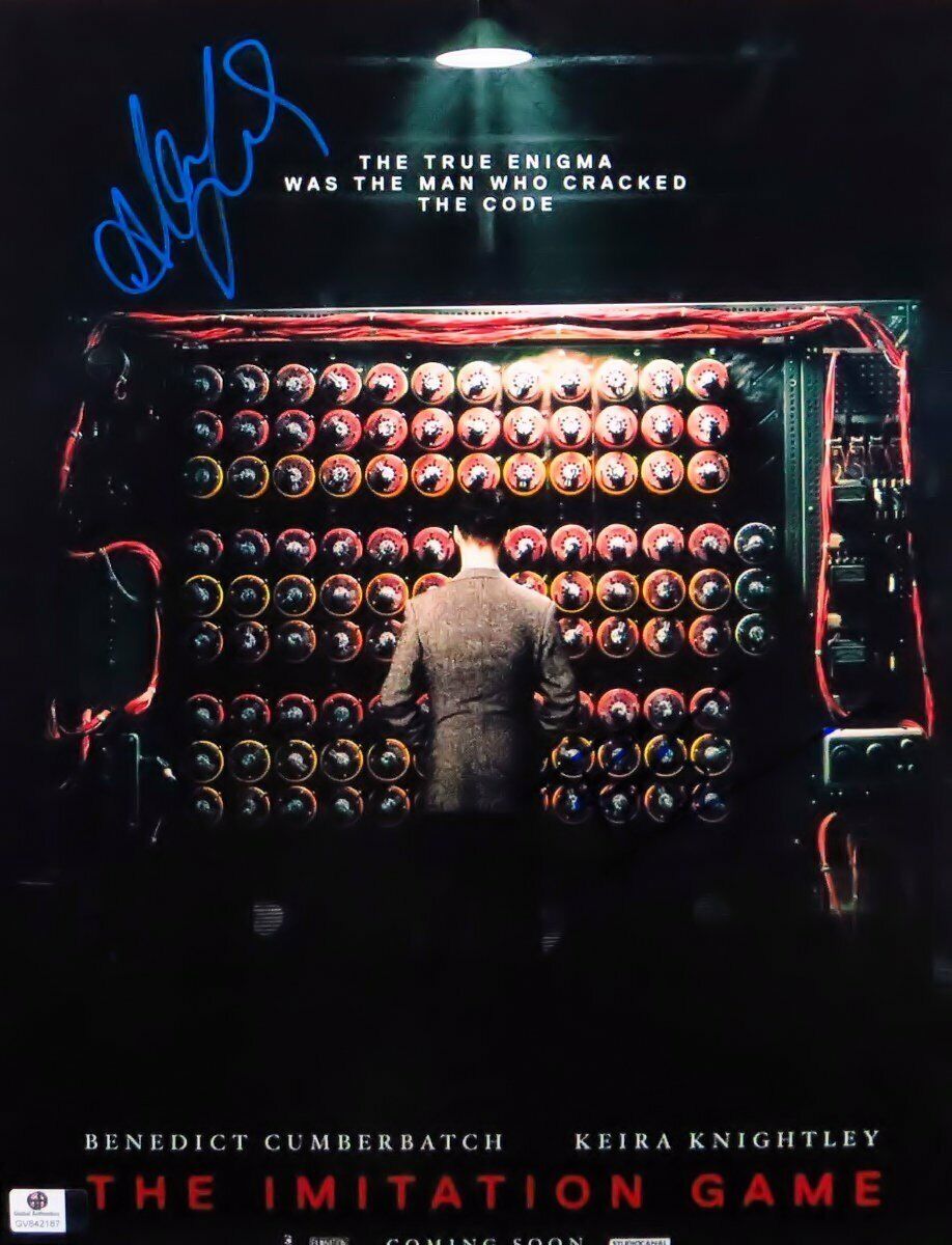 Benedict Cumberbatch Allen Leech Autographed 11X14 Photo Poster painting Imitation Game GV842187