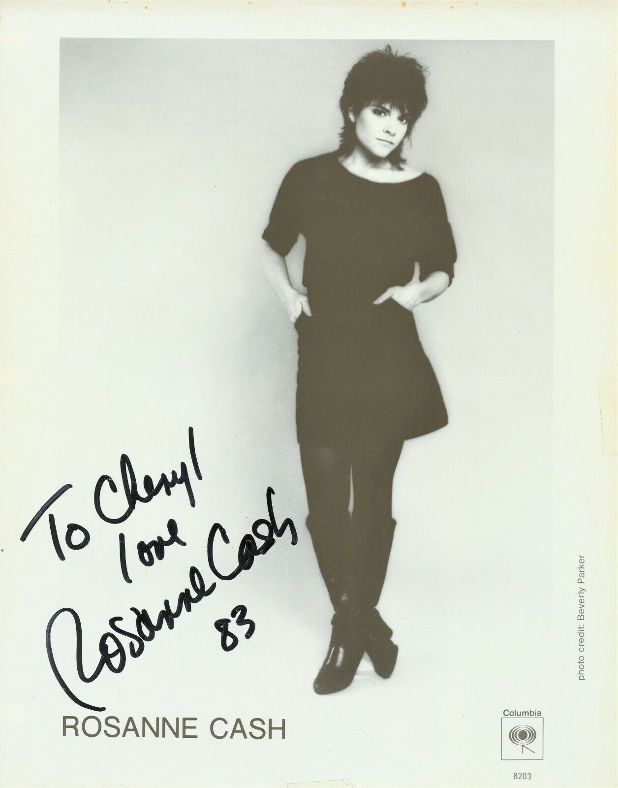 ROSANNE CASH Signed Photo Poster painting