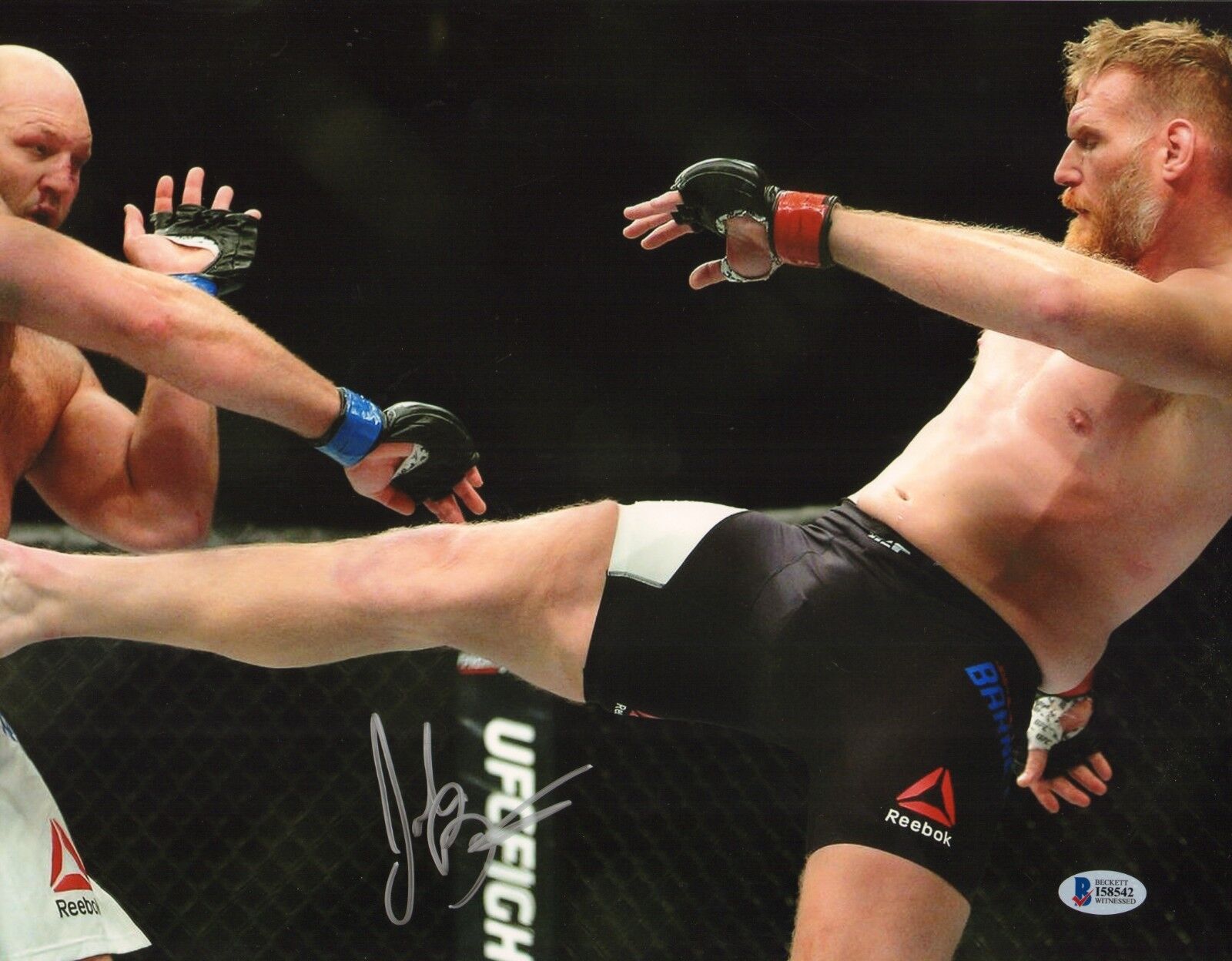 Josh Barnett Signed 11x14 Photo Poster painting BAS Beckett COA UFC On Fox 18 Picture Autograph