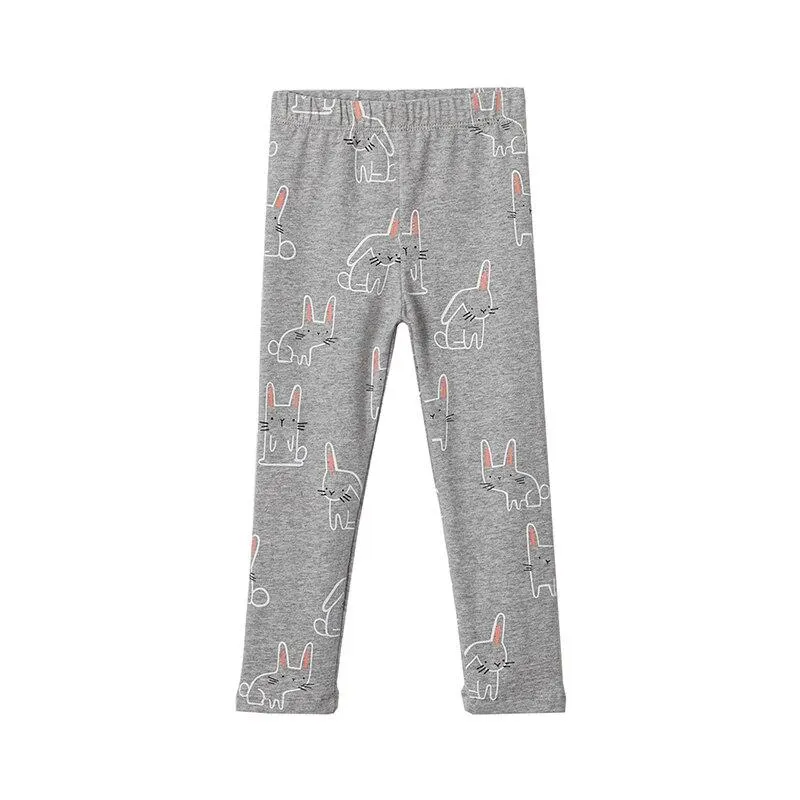 Girls Leggings Unicorn Pants 100% Cotton Girls's Trousers Kids Pants Casual Print Cartoon Pattern Children Printing Leggings
