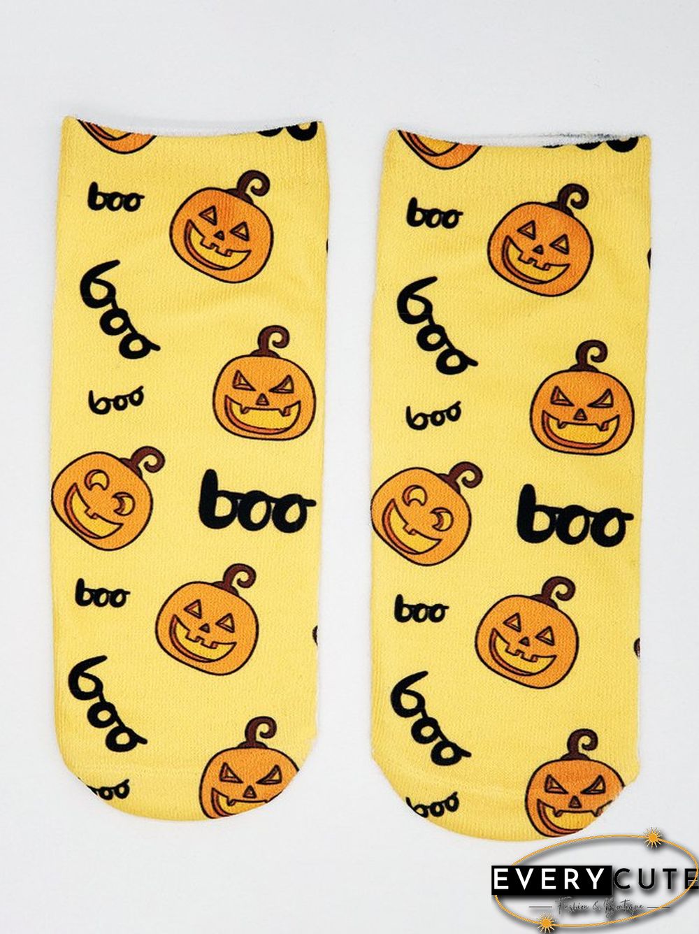Women Street All Season Halloween Cotton Printing Party Standard Ankle Socks Regular Socks