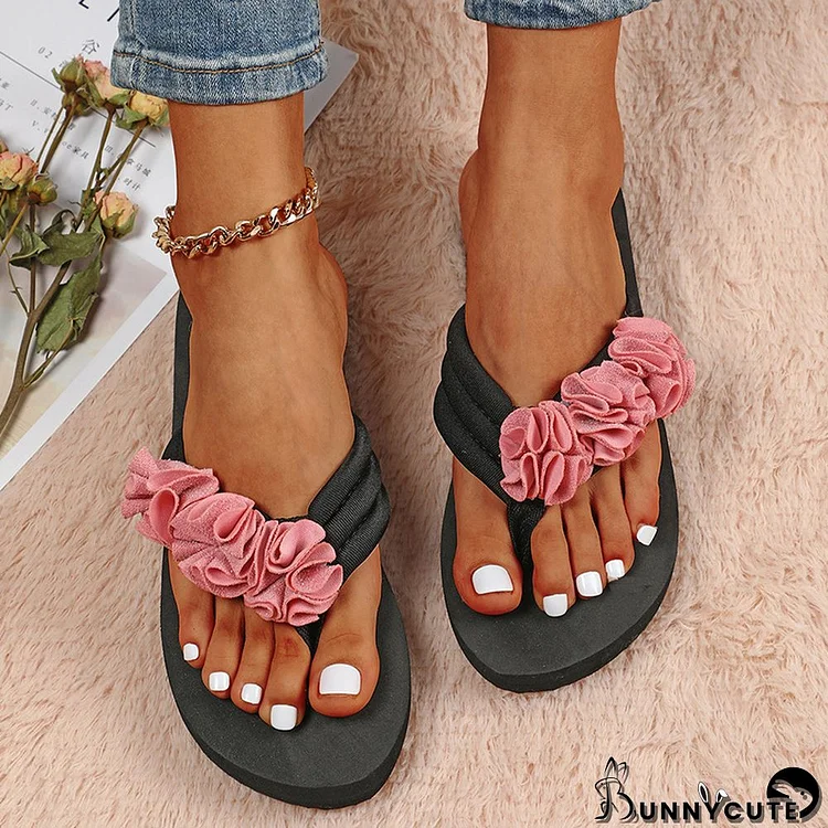 Pink Fashion Casual Patchwork Round Comfortable Shoes