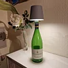 Wine Bottle Lamp, 2024 New Wireless Bottle Lamp - 3 Colors Stepless Dimming Touch Portable Cordless Table Lamp, LED Rechargeable Dimmable Bottle Table Lamp