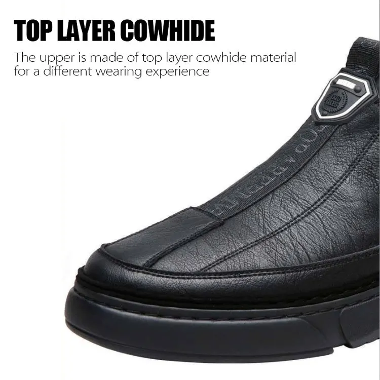 1 Pair Baby Soft Sole Leather Shoes, Toddler Boys' Dress Shoes, Spring Children Walking Shoes, Autumn/Spring British Style