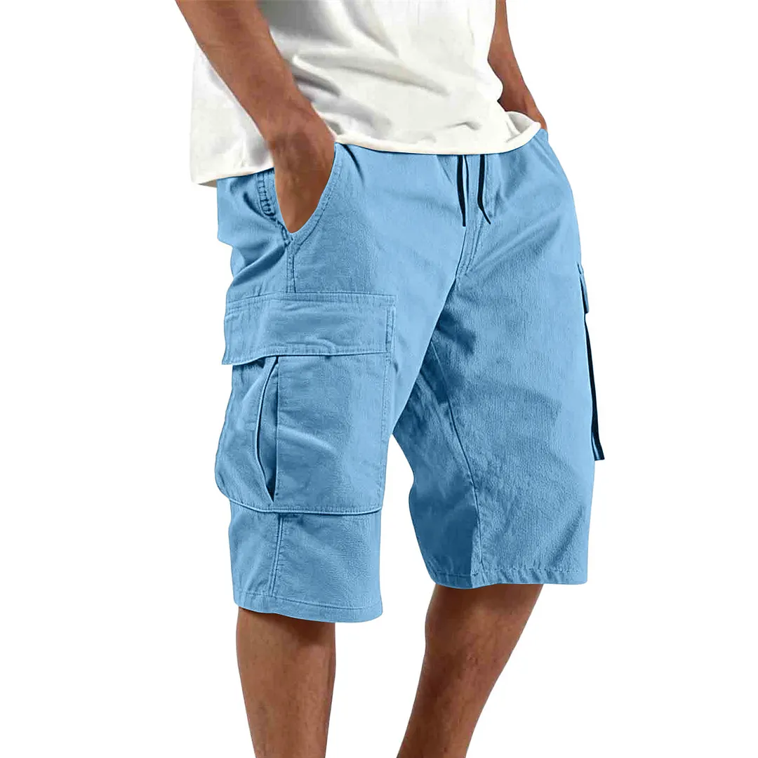 Men's Cargo Shorts With Multiple Pockets-INSPIREUSE