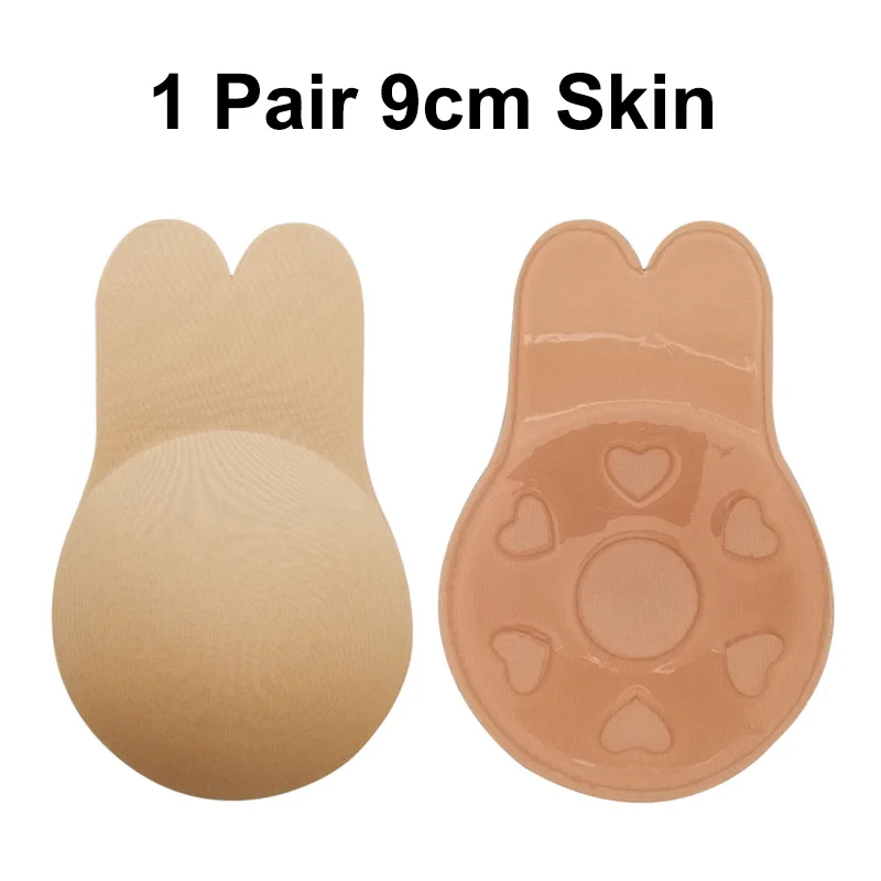 Billionm Women Breast Petals Pasties Reusable Nipple Covers Invisible Push Up Adhesive Sticky Bra Lift Tape Silicone Chest Stickers Pads