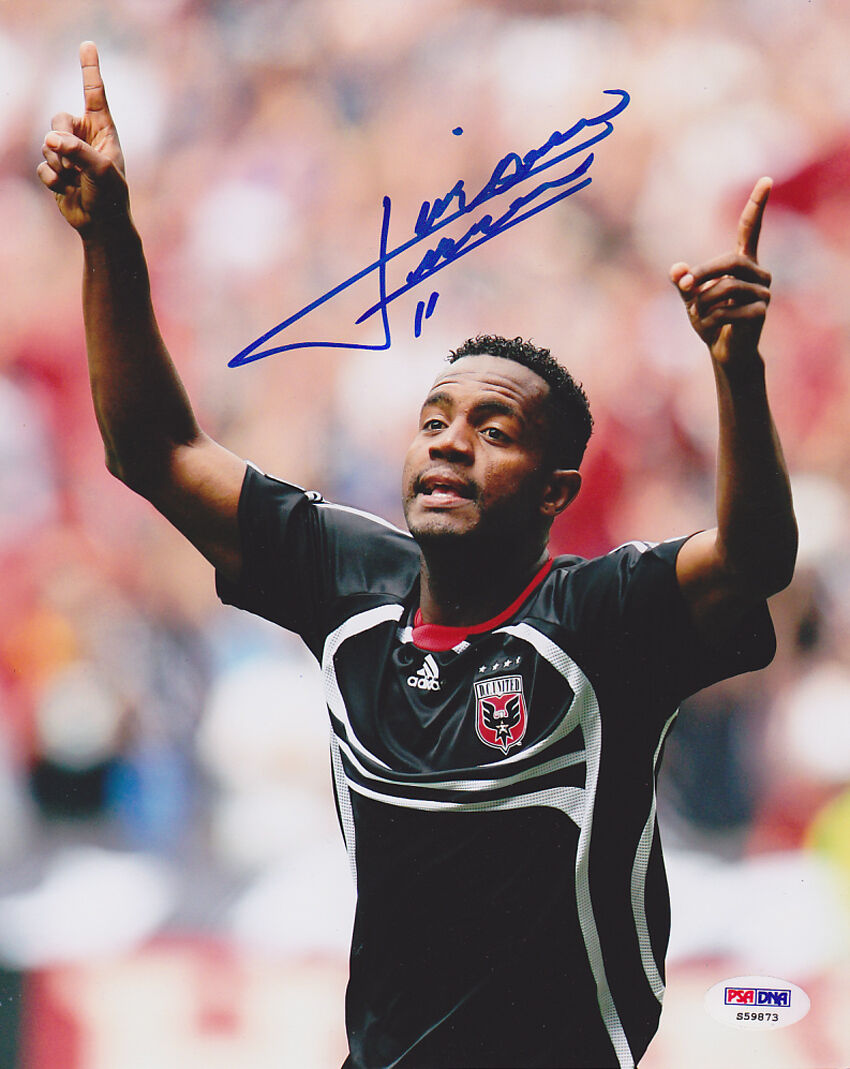 Luciano Emilio SIGNED 8x10 Photo Poster painting DC United *VERY RARE* PSA/DNA AUTOGRAPHED