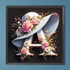(40*40cm)Letter A - Full Round Drill Diamond Painting