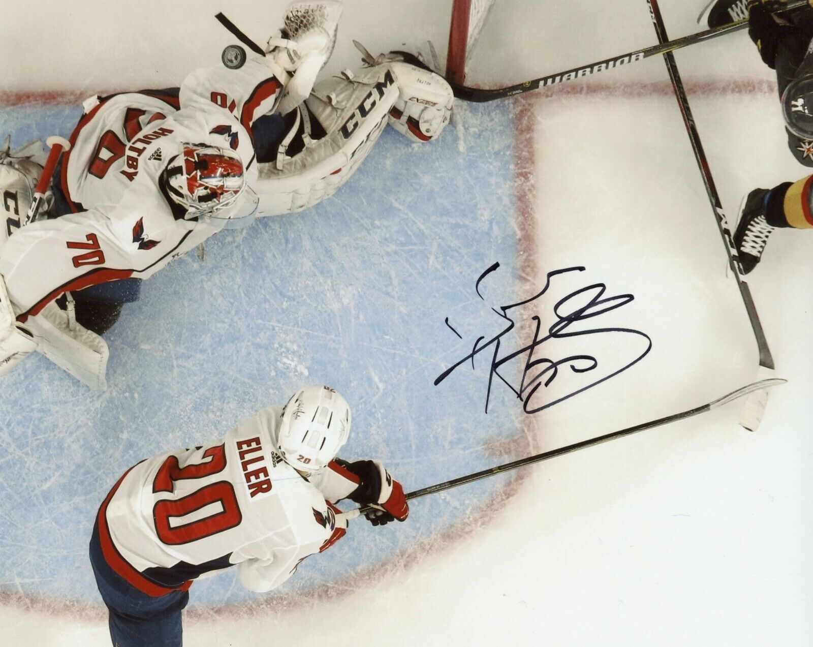 ~~ BRADEN HOLTBY Authentic Hand-Signed WASHINGTON CAPITALS