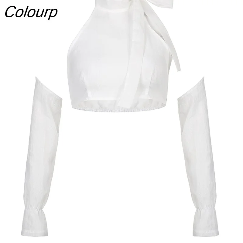 Colourp Casual Slim Solid Dress Set Women Holiday 2 Piece Sets Bow Crop Top With Gloves Mid-Waisted Mini Skirts With Shorts
