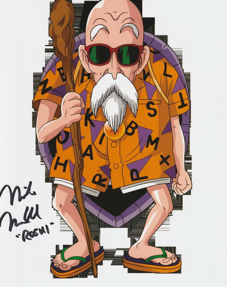 Mike McFarland Autograph 8X10 Dragon Ball Z Master Roshi Signed Photo Poster painting 2