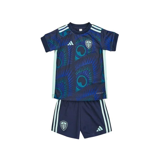 Leeds United Auswärtstrikot Kinder Mini Kit 2023-2024