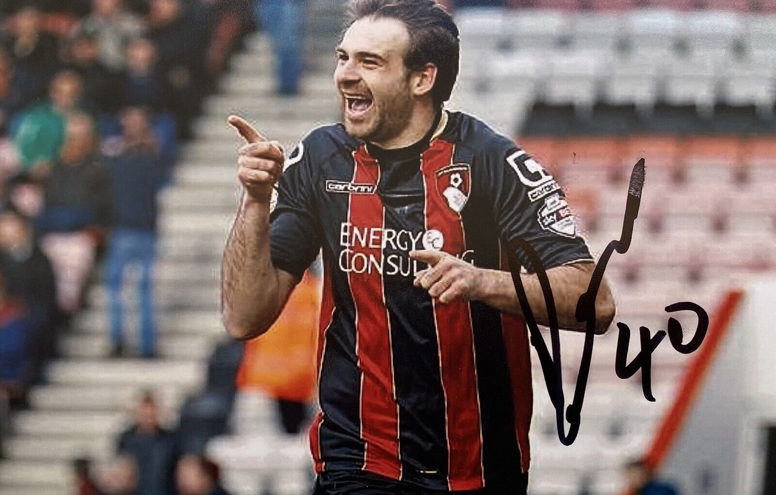 Brett Pitman Genuine Hand Signed AFC Bournemouth 6X4 Photo Poster painting 2