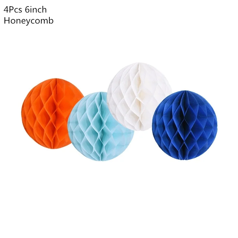 Outer Space Party Astronaut Rocket Ship Foil Balloons Galaxy/Solar System Theme Party Boy Kids Birthday Party Decoration Favors