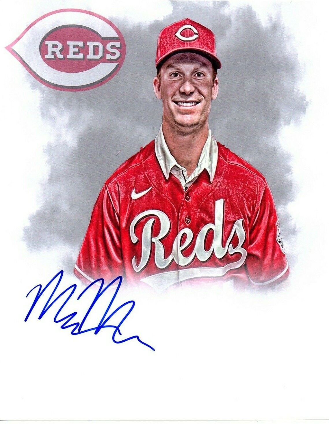 Matt McClain Cincinnati Reds prospect autograph signed 8x10 baseball Photo Poster painting UCLA+