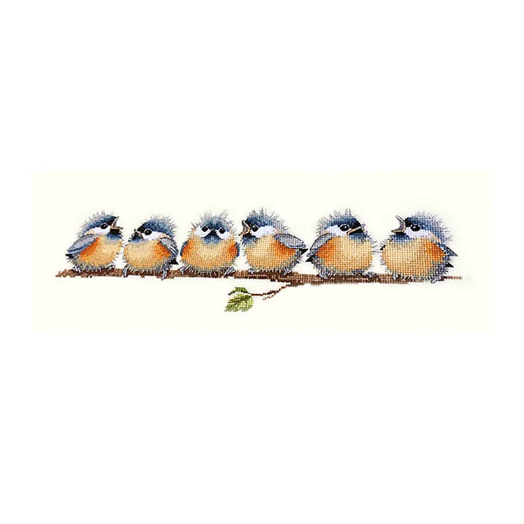 Magpie The Branch 11CT Cross Stitch Kits (52*22CM) fgoby
