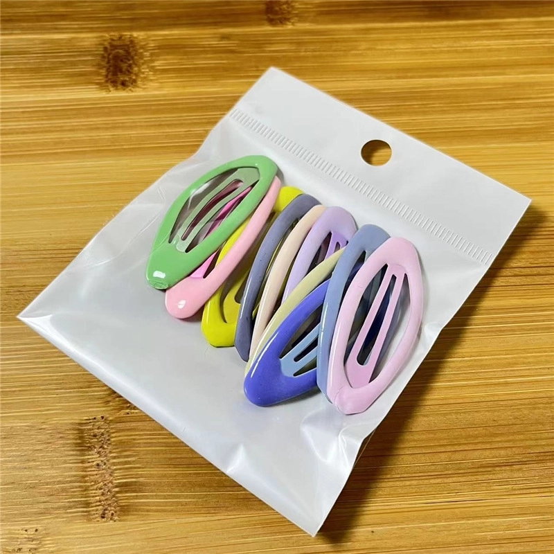 Sweet BB Clip Cream Color Broken Hair Headdress Oil Drop Cute Hair Clip Children’s Bangs Paint Edge Clip Candy Color