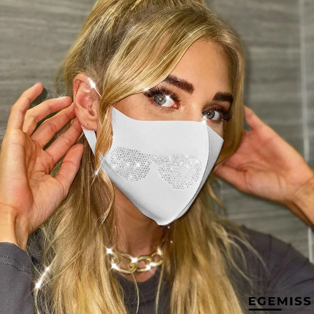 White Fashion Casual Print Face Protection | EGEMISS