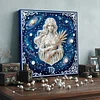 Framed Virgo - Pearls Painting Kit DIY Diamond Painting Pearl Dot Crafts 25*25CM