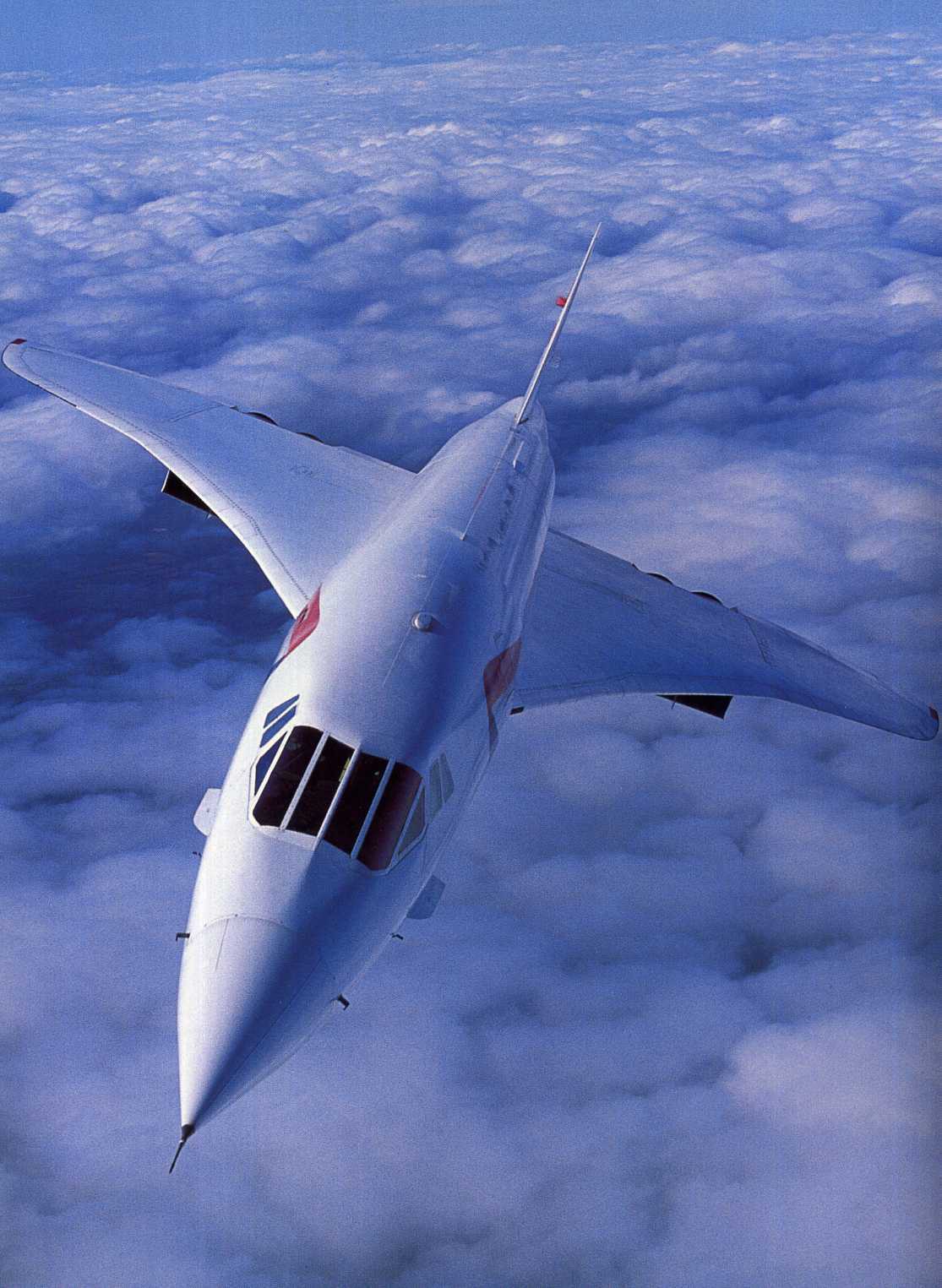CONCORDE Stunning Colour Photo Poster paintinggraph Above Earth - Reprint