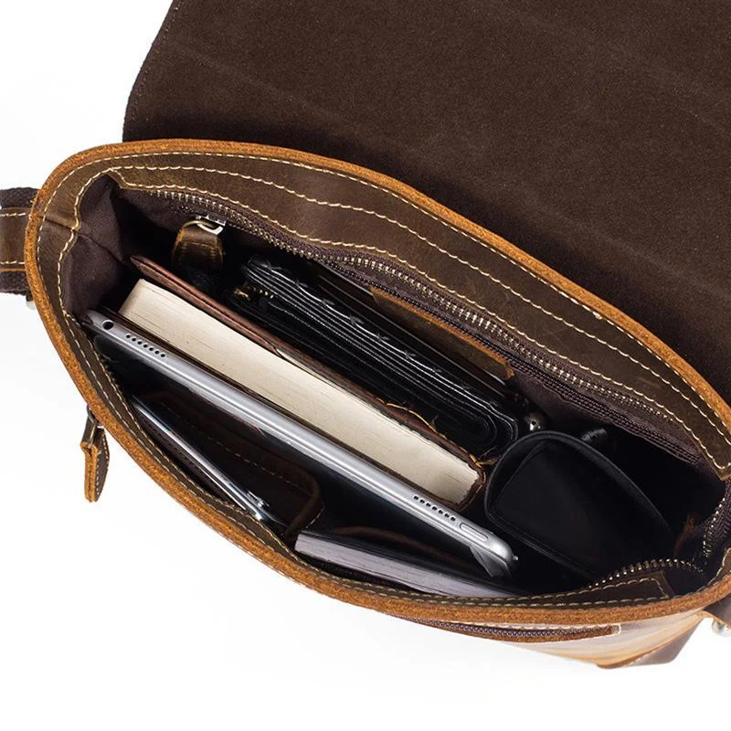 Fashion Messenger Bags Classic Leather Crossbody Packs