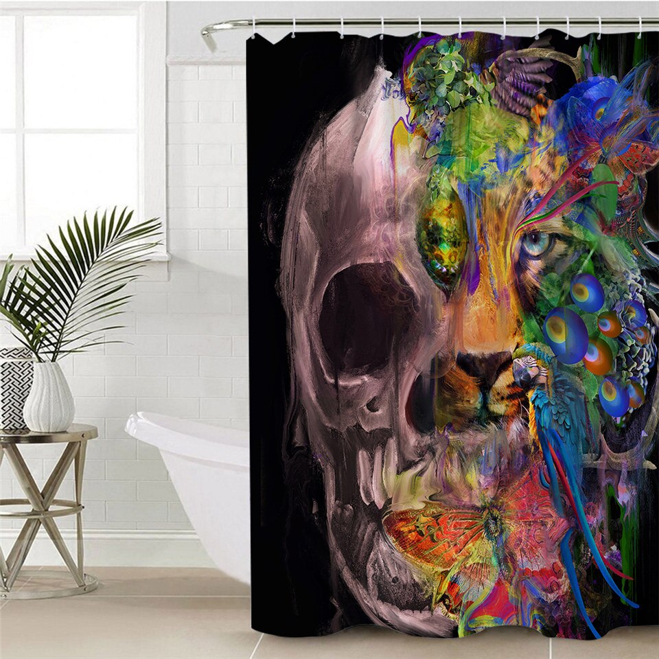 

Introspection - Print Shower Curtain, 180*180cm, 501 Original