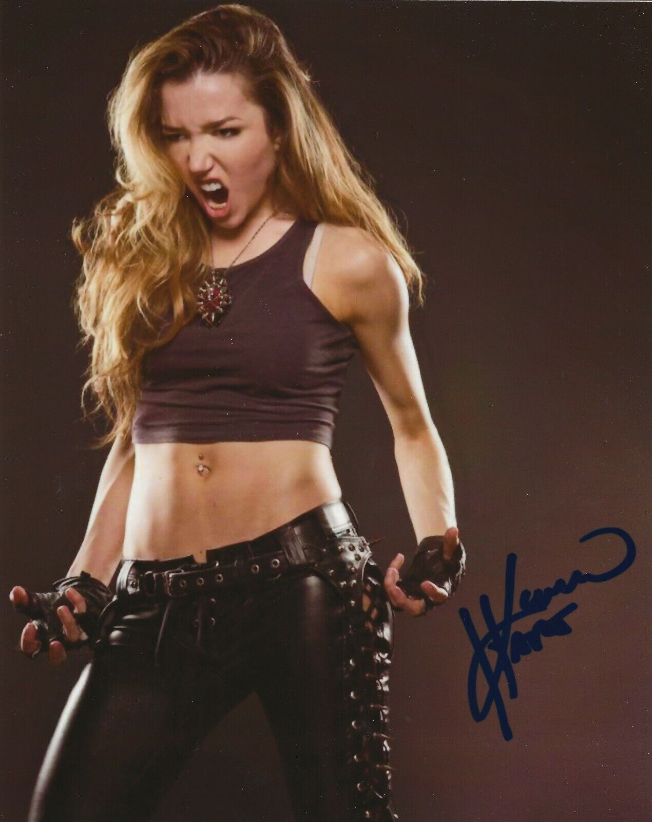 Lauren Hart of Once Human band REAL hand SIGNED Photo Poster painting #1 COA Autographed