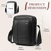 BAIGIO Umh&auml;ngetasche Leder Herren Schultertasche Echtes Herrentasche Vintage Schultertasche Crossbody Bag Messenger Bags f&uuml;r Arbeit Reise Alltagsleben