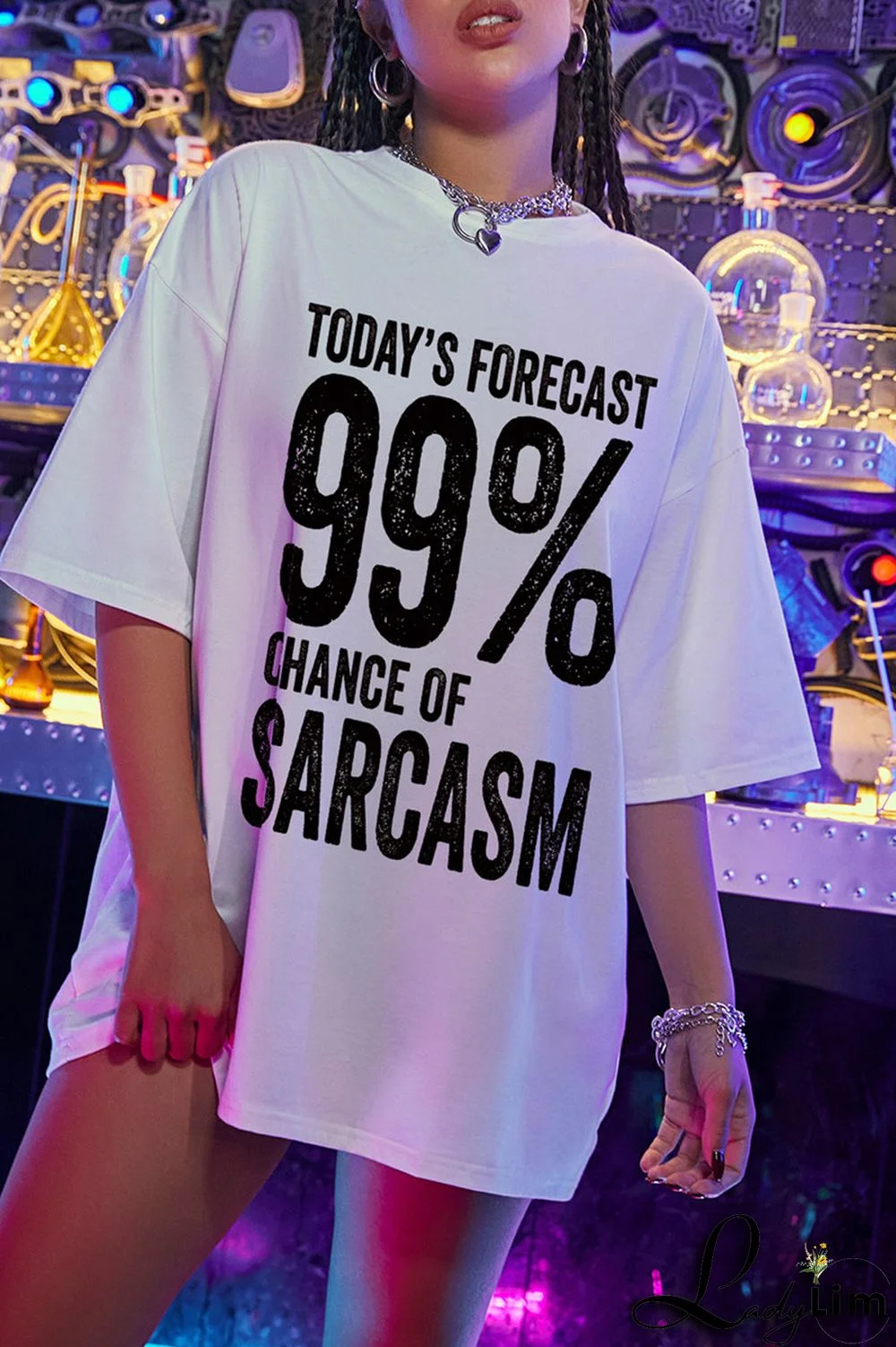 White Fashion Casual Letter Print Basic O Neck T-shirt Dress Dresses