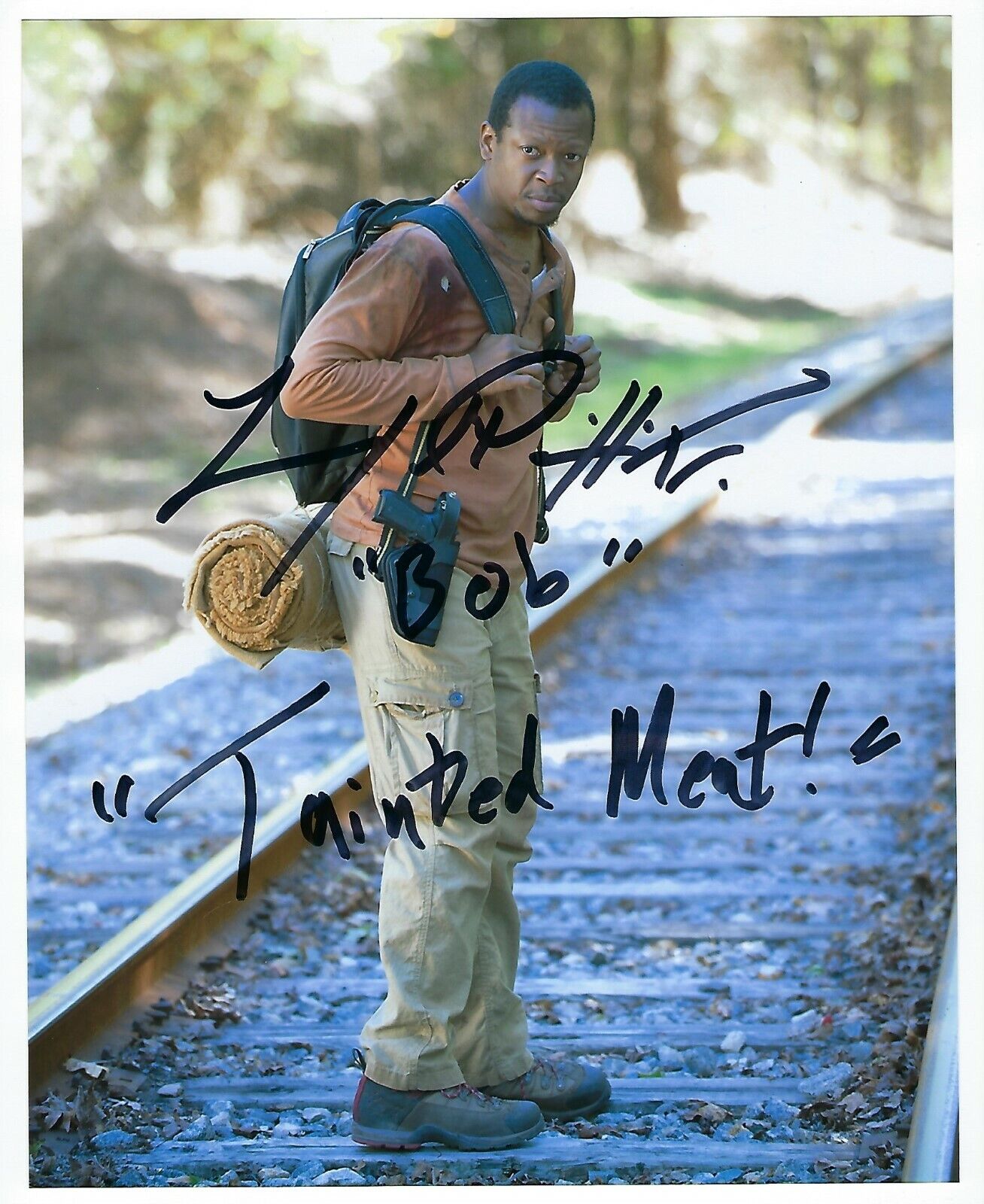 Lawrence Gilliard - The Walking Dead signed Photo Poster painting