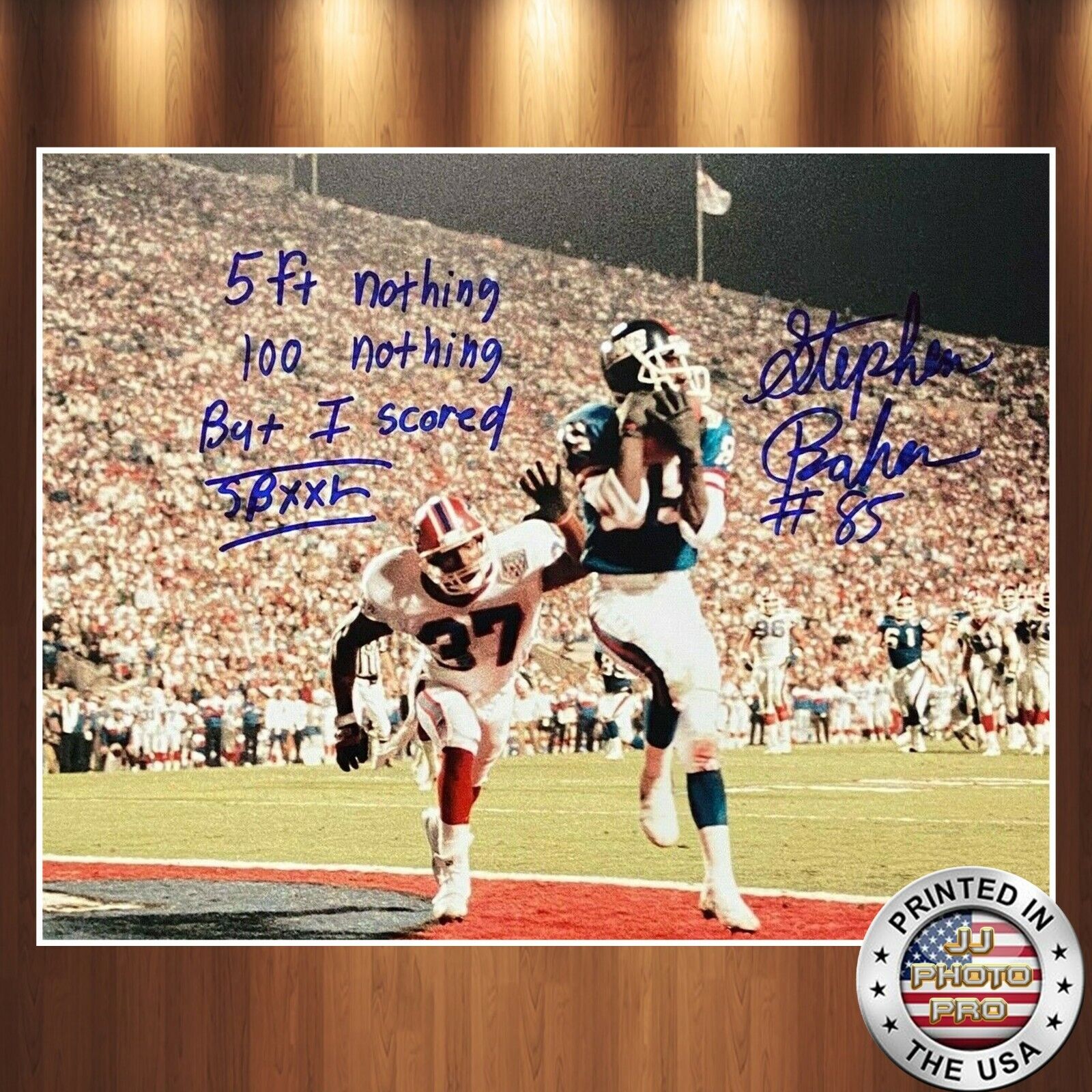 Stephen Baker Autographed Signed 8x10 Photo Poster painting (Giants) REPRINT