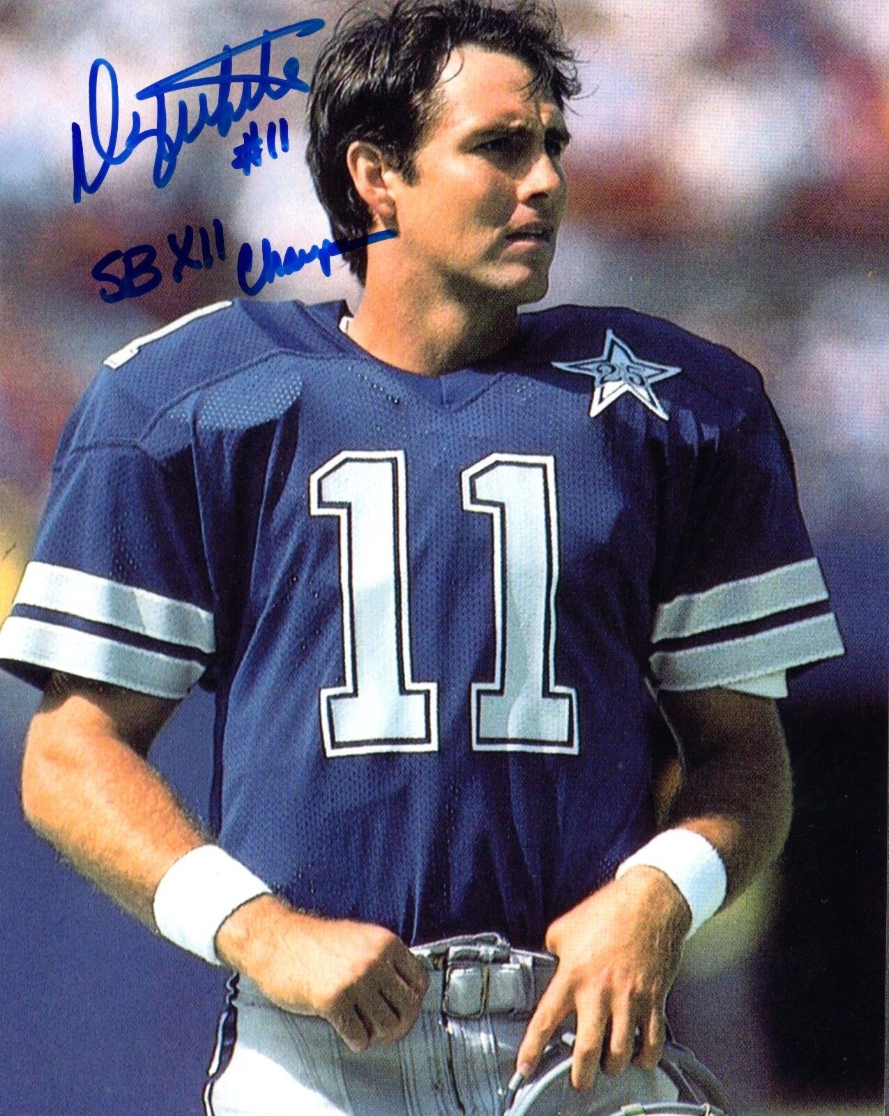 Danny White 8x10 Photo Poster painting #6 Autographed Signed AUTO INSCR Dallas Cowboys