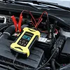 ABS Smart Battery Trickle Charger 12V 6A Automatic Smart Car Battery Charger with LCD Display Temperature Monitoring for Truck Motorcycle Boat SUV ATV and More