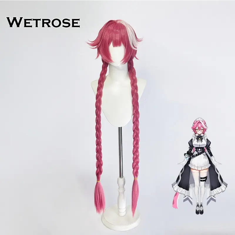[Wetrose] Pre-Order Hololive EN Vtuber Raora Panthera Battle Maid New Outfit Cosplay Costume Twin-tail Wig 