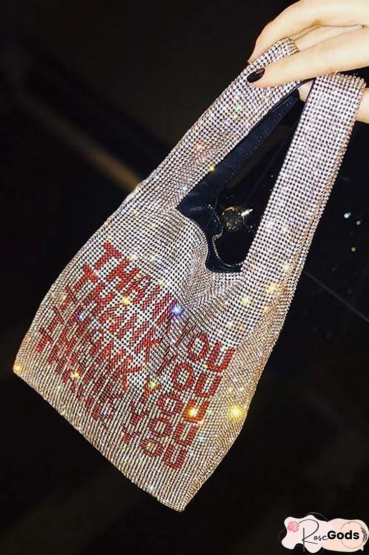 Sparkly Thank You Hand Bag