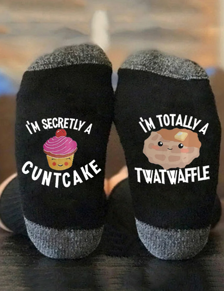 I'm Cuntcake Twatwaffle Socks