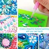 Rainbow Butterfly Wooden DIY Crystal Art Sticky Notes Holder (160 Blank Notepads) Diamond Painting Sticky Notes Dispenser Ideal for Home Office Supplies Handicrafts Gifts