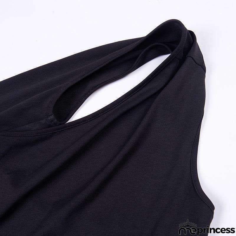 One-Shoulder-Off Slim Bodycon Dress