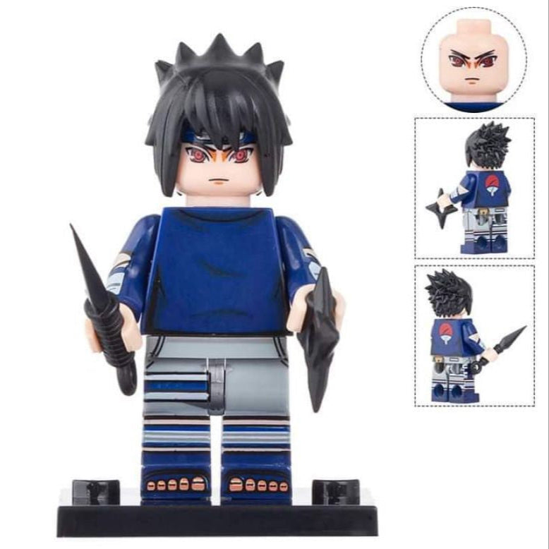 Sasuke Uchiha Custom Anime Minifigure LBS monstertoys