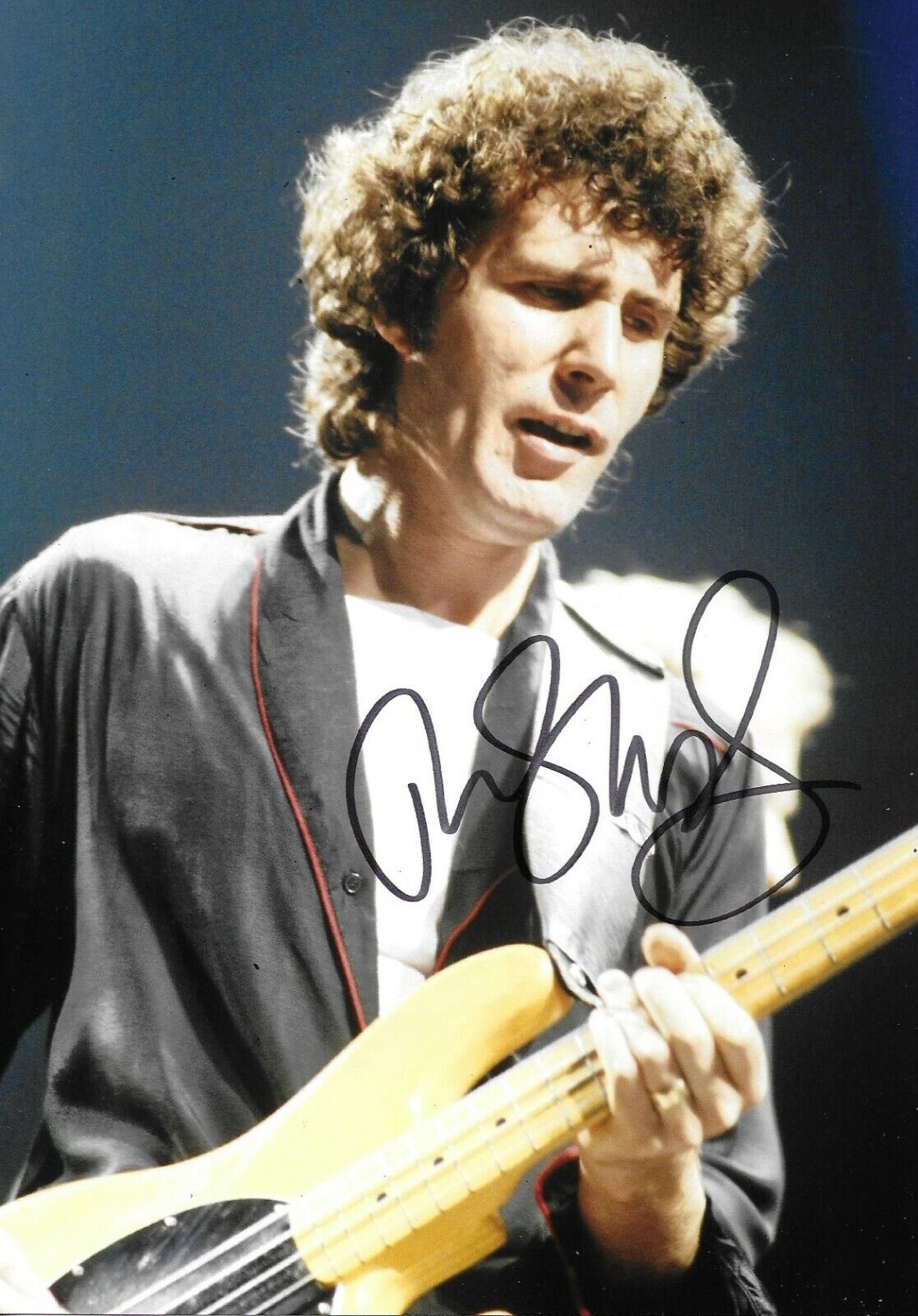 John Illsley Signed Dire Straits 11x8 Photo Poster painting AFTAL