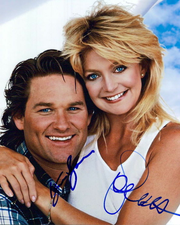 Overboard (Goldie Hawn & Kurt Russell) signed 8x10 Photo Poster painting in-person