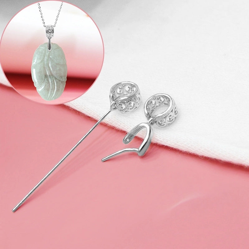 1 Piece 925 Sterling Silver Solid Color Jewelry Buckle Jewelry Accessories