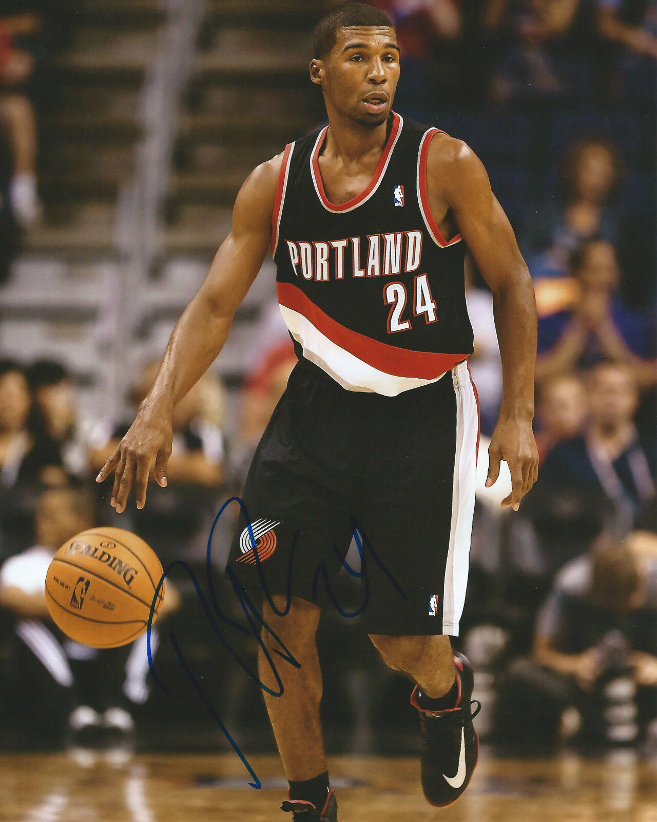 Ronnie Price *PORTLAND TRAILBLAZERS* Signed 8x10 Photo Poster painting R2 COA GFA