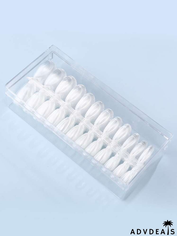 504pcs Clear Fake Nail
