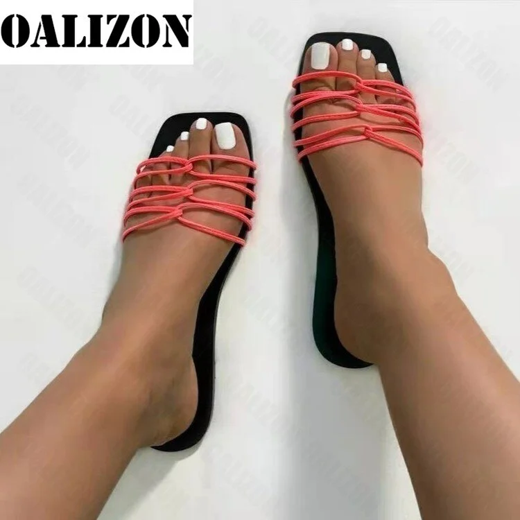 Fashion Women's Summer 2021 New Flat Casual Sandal Slippers Shoes Woman Lady Cross Design Hollow Out Shoe Flip Flops Beach Shoes