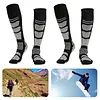 Winter Thermal Ski Socks Thicken Warm Hiking Socks Over-The-Knee Wool Socks