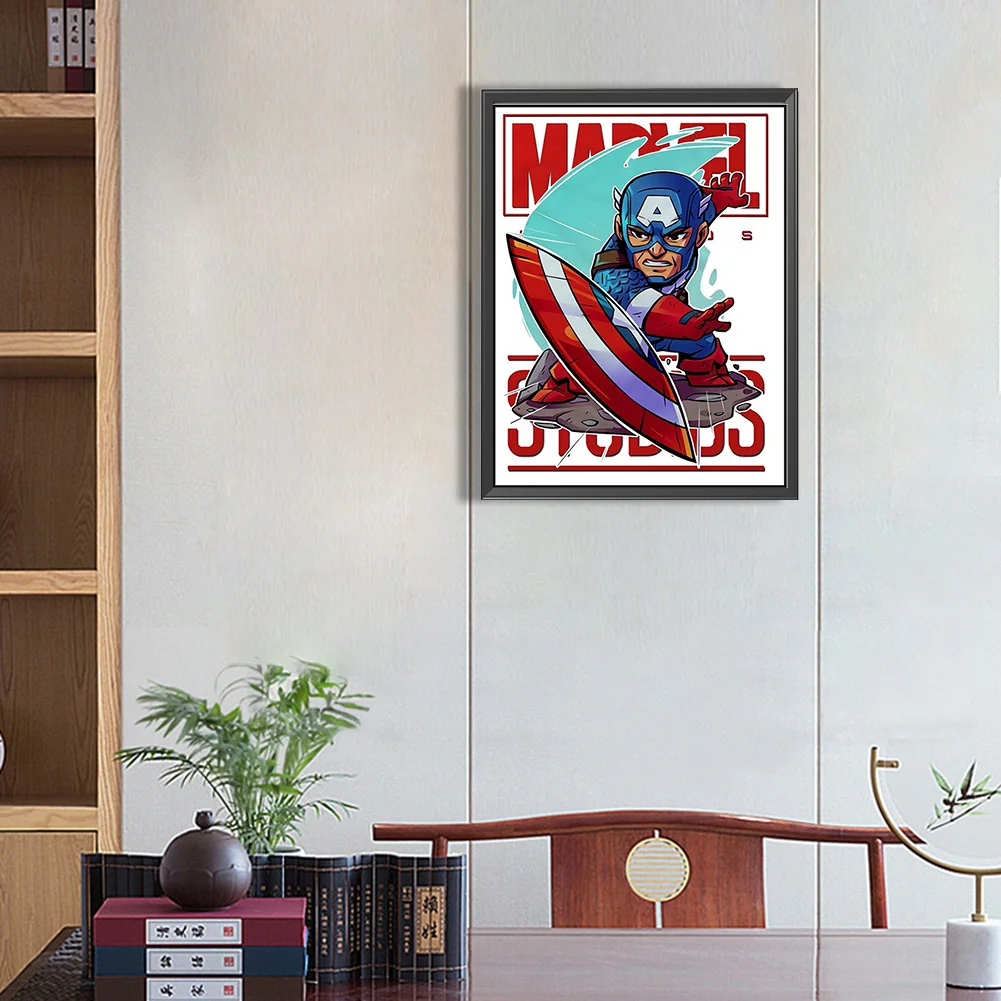 Full Square Diamond Painting 35*45cm - Superhero