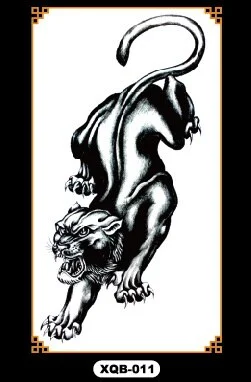 1pcs Watercolor cool henna rose flowers Temporary Body Tattoo Beautiful Shoulder thigh Back Body decor lace owl women body paint